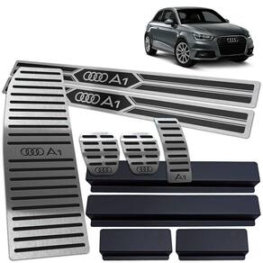 Pedaleira Manual Descanso Soleira Audi A1 2011 2018 Preto 2P