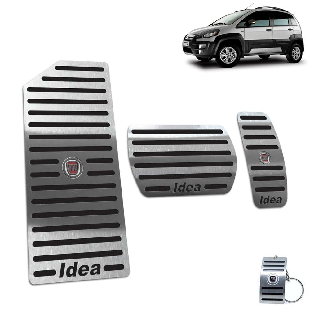 Descanso de Pé Pedaleira Automático Idea 2011 A 2016 Preto