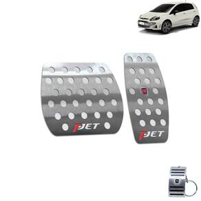 Pedaleira Automático Fiat Punto T-Jet 2013 A 2017 Inox Prata