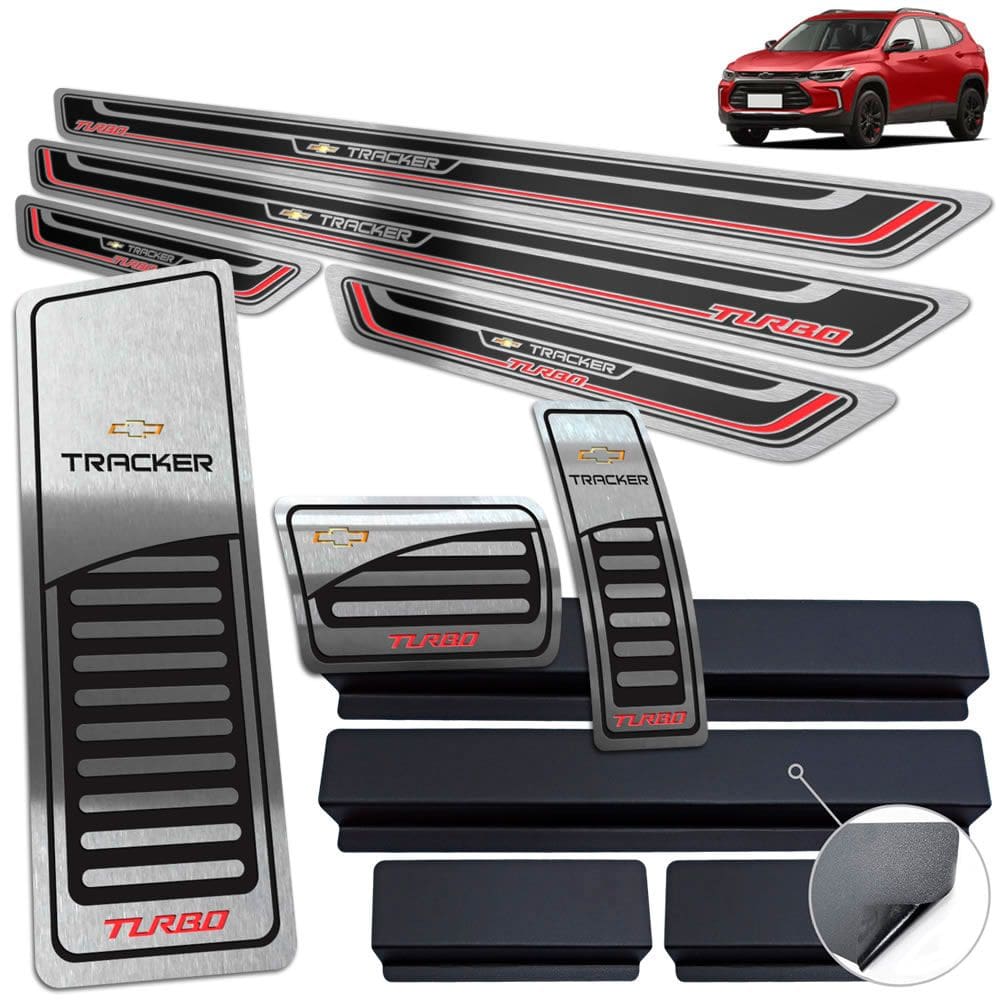 Descanso Pedaleira Aut Soleira Tracker Turbo 2020 2022 Preto