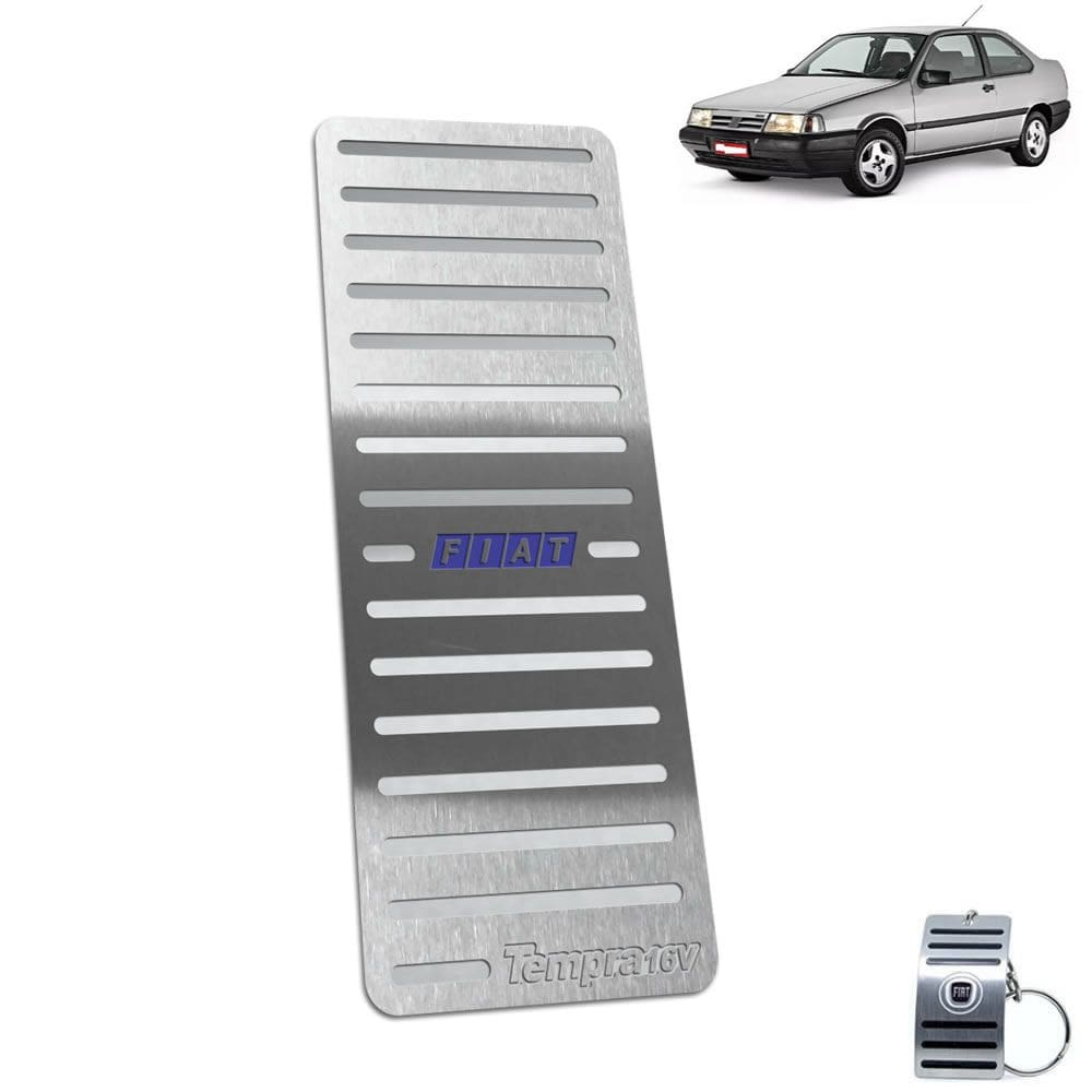 Descanso de Pé fiat Tempra 1992 A 1999 Aço Inox