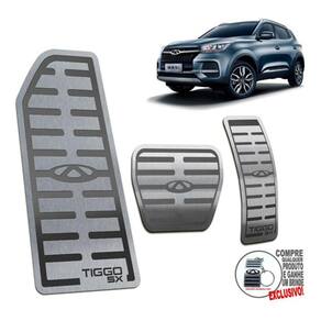 Descanso De Pé + Pedaleira Chery Tiggo 5X 2021 2022 Preto
