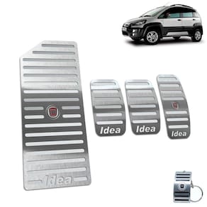 Descanso de Pé Pedaleira Manual Inox Fiat Idea 2011 A 2016