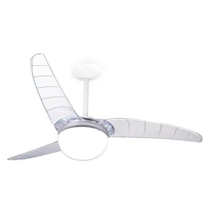 Ventilador De Teto Spirit 302 Cristal Lustre Globo 127V
