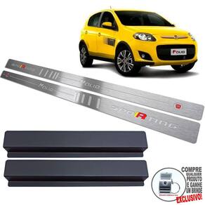 Soleira Fiat Palio Sporting 2012 A 2017 Prata Baixo Relevo