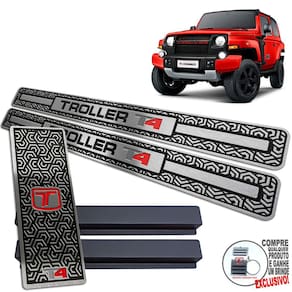 Descanso De Pé + Soleira Baixo Relevo Troller T4 2015 A 2022