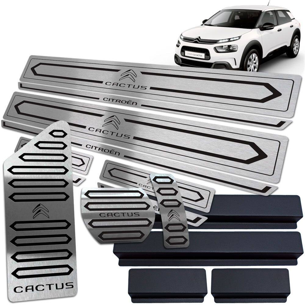 Descanso Soleira Pedaleira Automátic Preto Citroen C4 Cactus