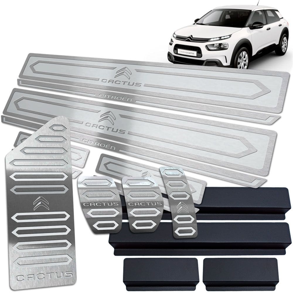 Descanso Pedaleira Manual Soleira Citroen C4 Cactus Inox