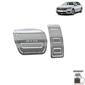 Pedaleira Automático Volkswagen Jetta Comfortline Inox Prata