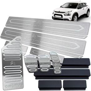 Descanso Soleira Pedaleira Manual Inox Citroen C4 Cactus