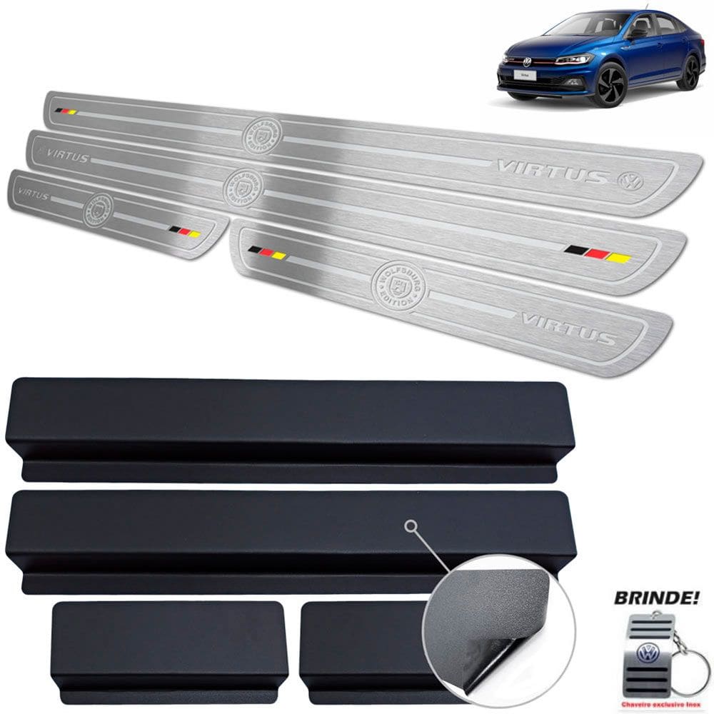 Soleiras Gravação Em Prata Baixo Relevo Virtus Wolfsburg Ed