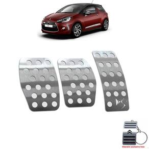 Pedaleira Manual Em Aço Inox Citroen Ds3 2012 A 2017
