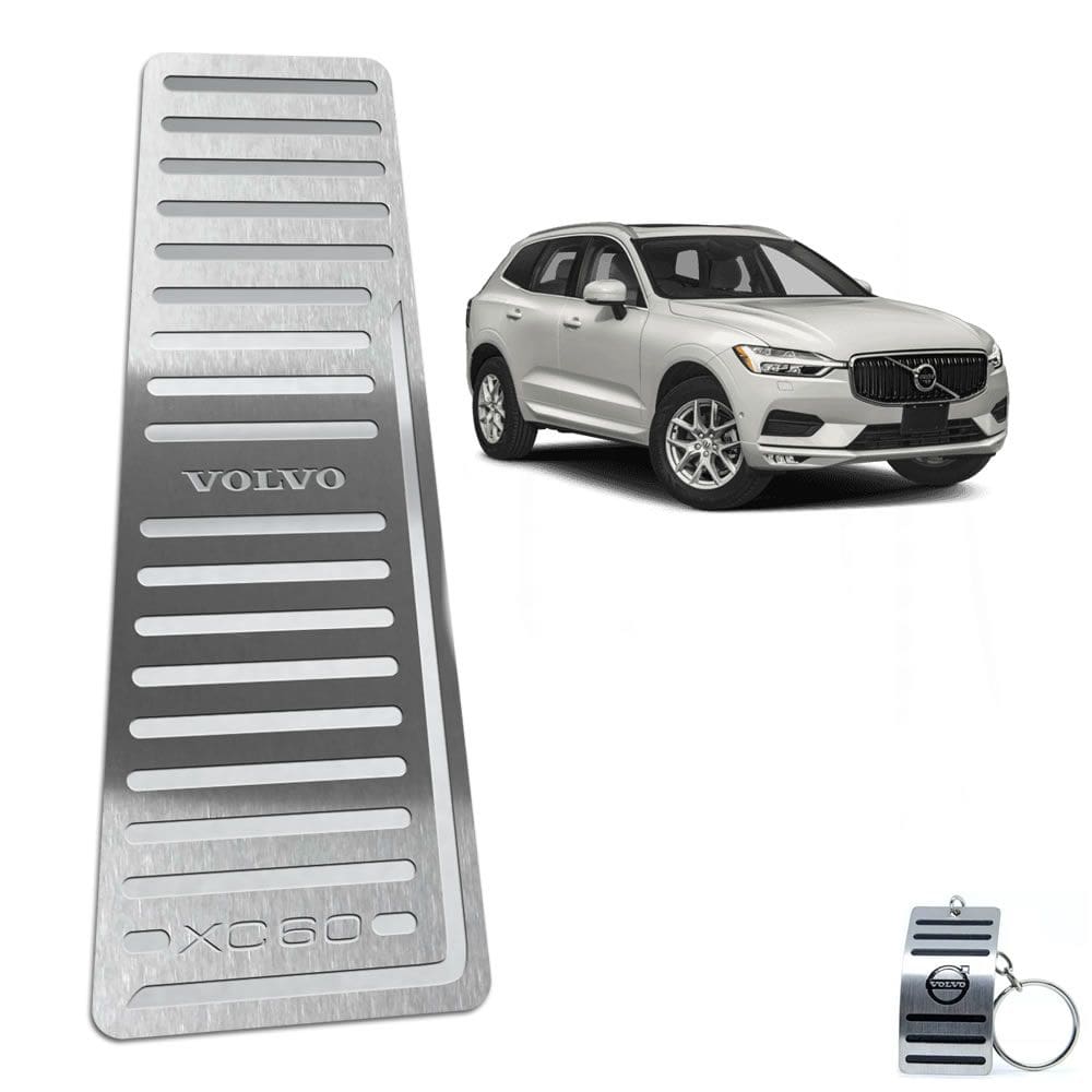Descanso de Pé Em Aço Inox Prata Volvo XC60 2018 A 2020
