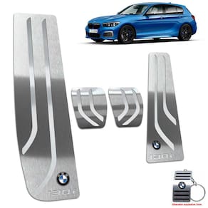 Pedaleira Manual + Descanso Bmw 130i 2006 A 2012 Prata