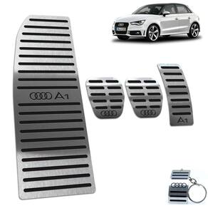 Pedaleira Manual E Descanso Audi A1 2011 A 2018 Preto