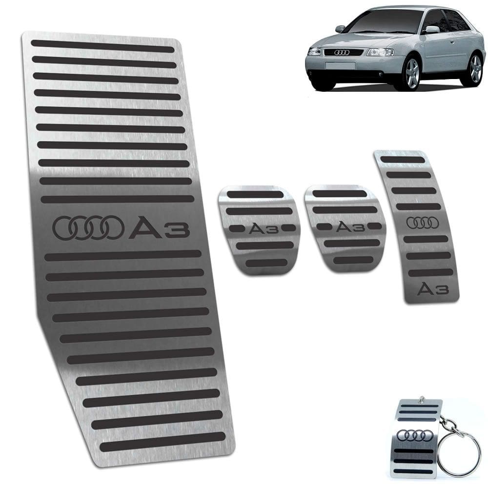 Pedaleira Manual + Descanso Audi A3 1996 Até 2006 Preto