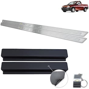 Soleira De Porta Prata Alto Relevo Chevrolet Pick-Up Corsa