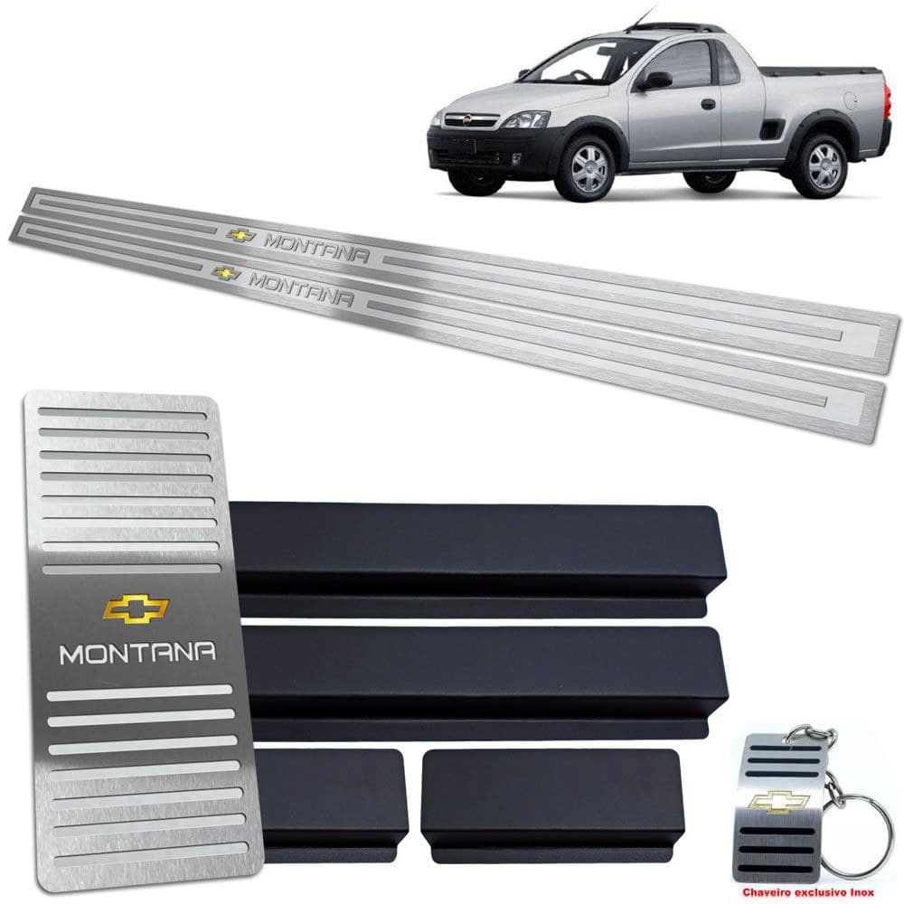 Descanso + Soleira Montana 2003 A 2010 Prata Alto Relevo