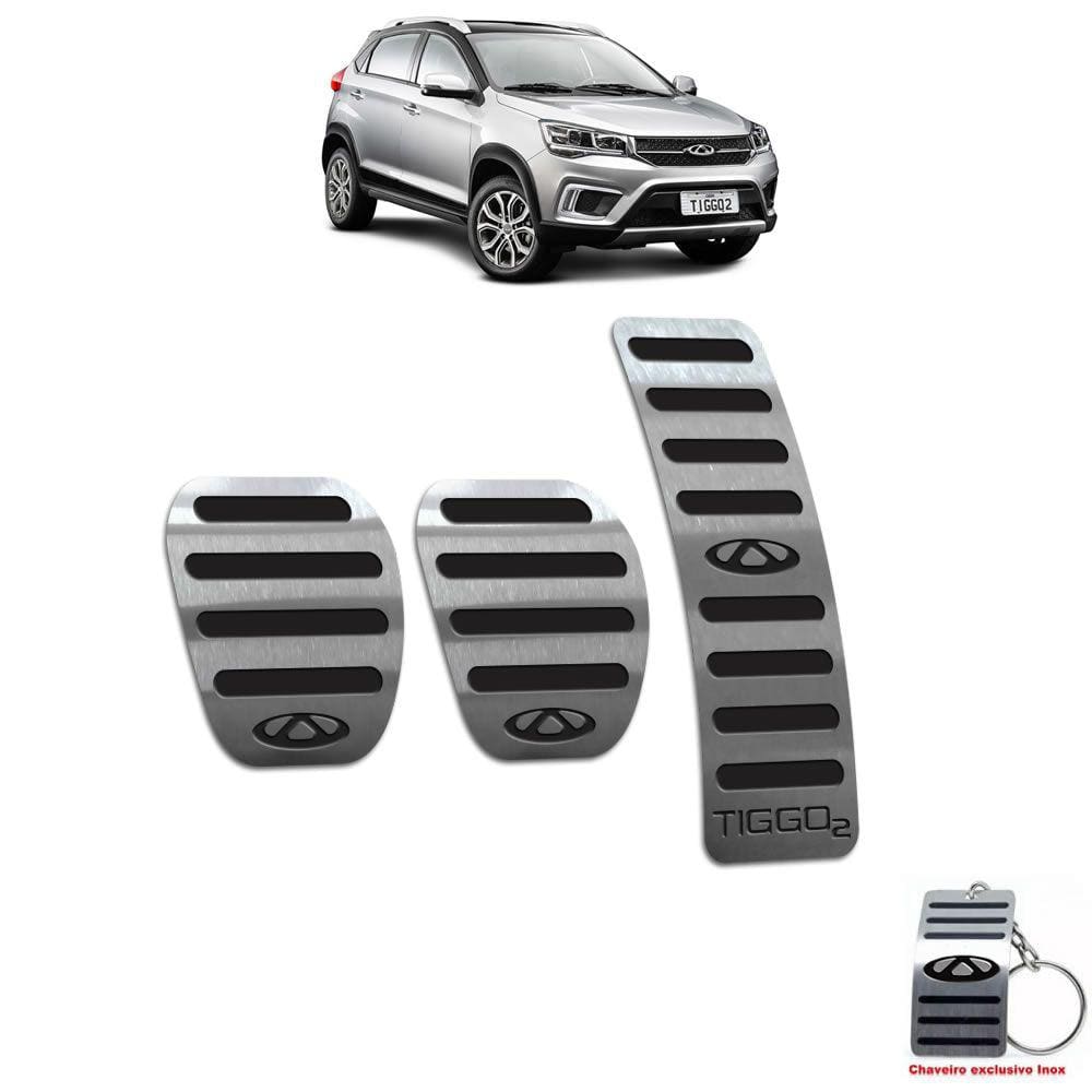 Pedaleira Manual Chery Tiggo 2 2019 2020 Preto