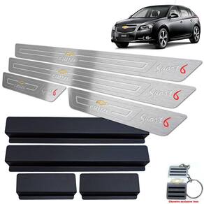 Soleira de Porta Cruze Sport6 2012 a 2016 Prata Baixo Relevo