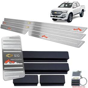 Descanso De Pé + Soleira S10 High Country 2016 A 2021 Prata