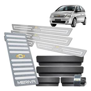 Soleira + Descanso Prata Meriva Prata Todos Os Modelos