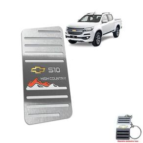 Descanso De Pé Chevrolet S10 High Country 2016 A 2021 Prata