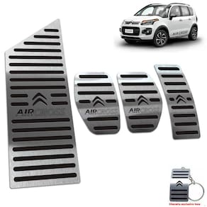 Pedaleira Manual + Descanso Aircross 2011 A 2016 Preto