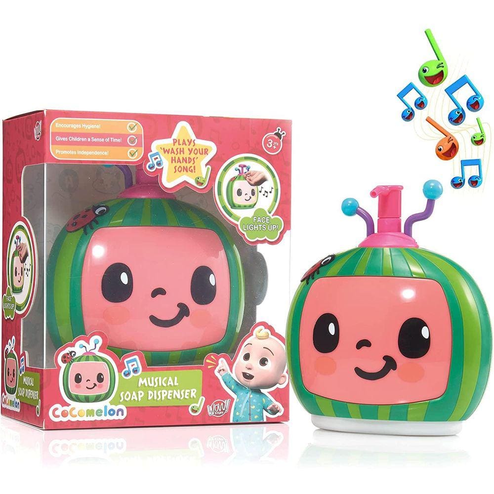 CoComelon Musical Dispenser Sabonete Lave as Mãos Luzes da Canção