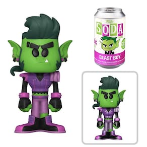 Funko Soda Teen Titans Metal Beast Boy Figura de Vinil Limitada