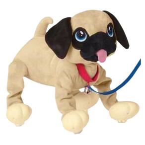 Peppy Pets Walking Pug Dog Sem baterias necessárias saltando