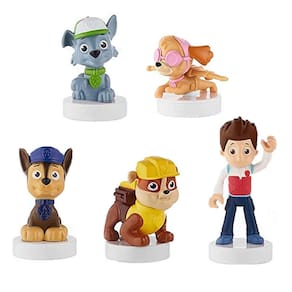 Pata Patrulha Personagens Stampers 5pk Bolo de Aniversário Toppers