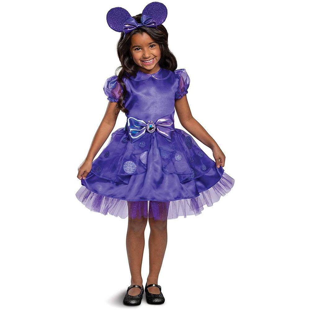 Fantasia Minnie Mouse Poção Roxa Infantil Tamanho L 4/6X - Meninas