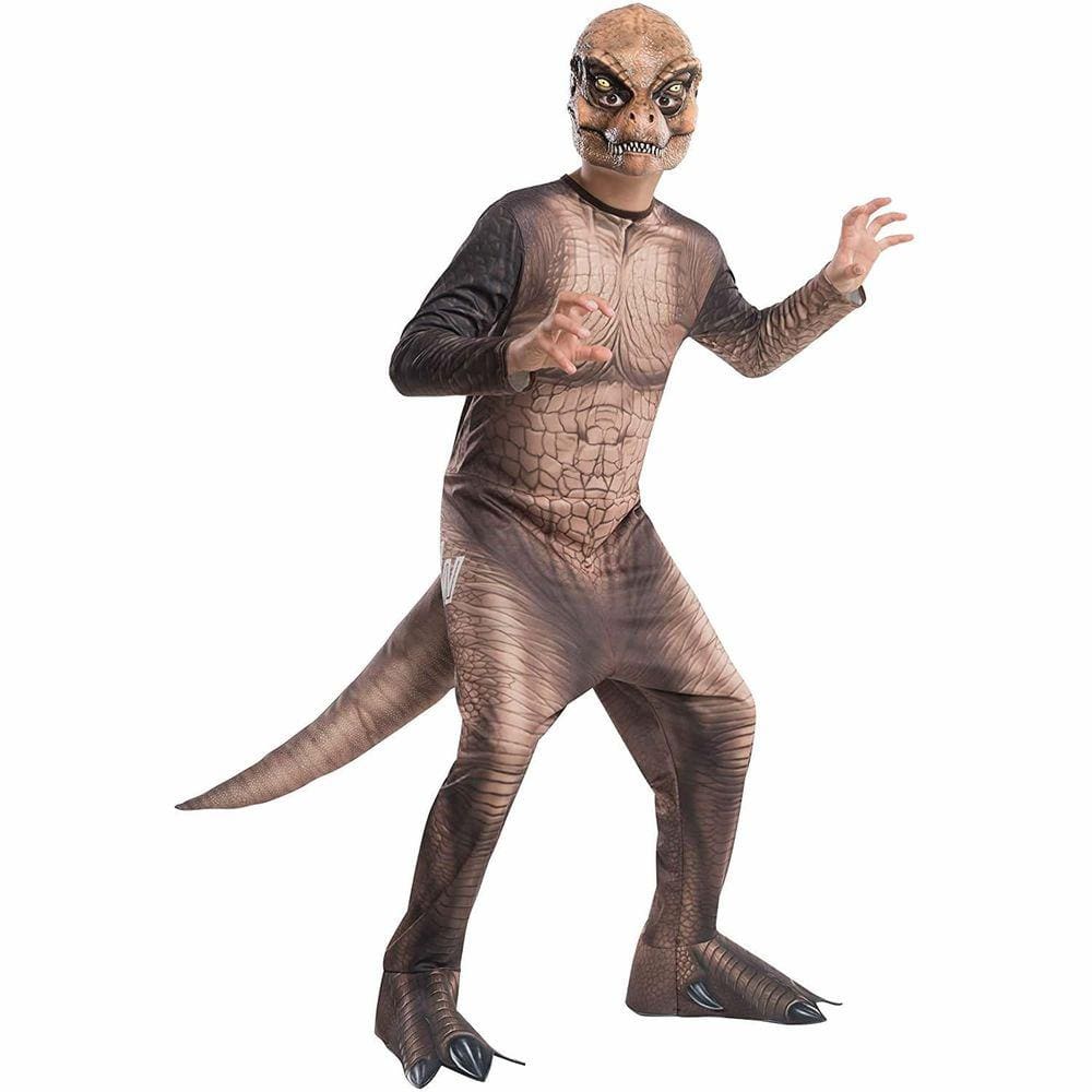 Jurassic World Dinossauro T-Rex tamanho M 8-10 Meninos Traje
