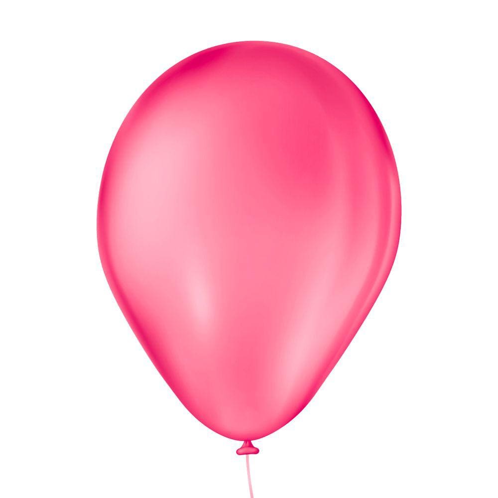 Balão São Roque New Pink Liso 7 Polegadas - 50 unidades