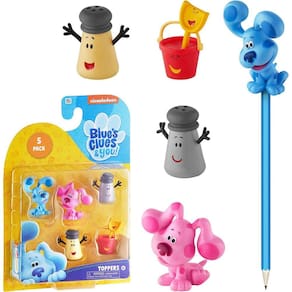 Blues Pistas Lápis Toppers 5pk Pá Pail Sal Pimenta