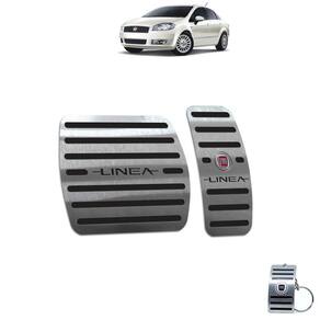 Pedaleira Automático Fiat Linea 2009 A 2016 Preto