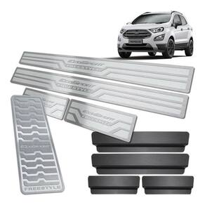 Descanso + Soleira Prata Ford Ecosport Freestyle 2013 A 2020