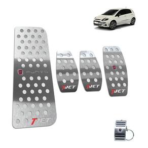Pedaleira Manual Descanso Fiat Punto T-Jet 2013 A 2017 Prata