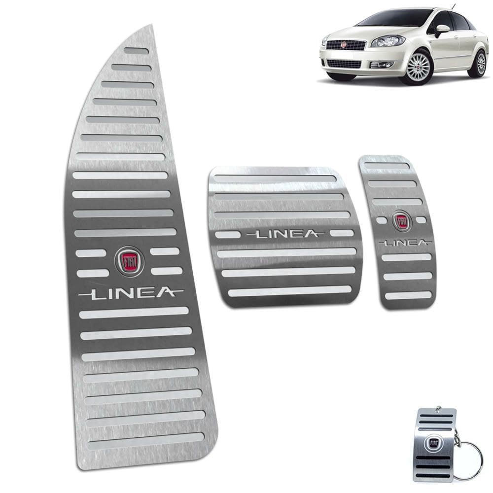 Descanso Pedaleira Automático Fiat Linea 2009 A 2016 Prata