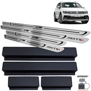 Soleira Preto Baixo Relevo Tiguan 350 Tsi R-line 2018 A 2020