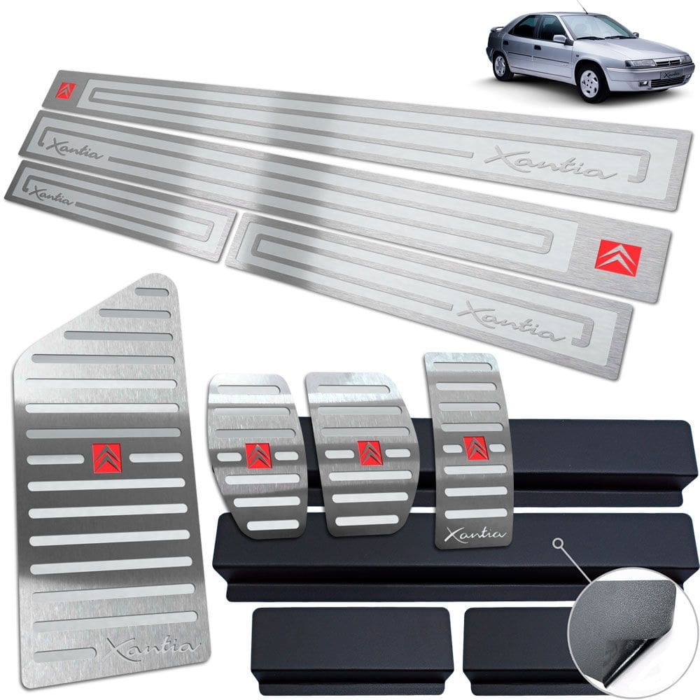 Descanso Pedaleira Soleira Citreon Xantia 1994 A 2001 Prata