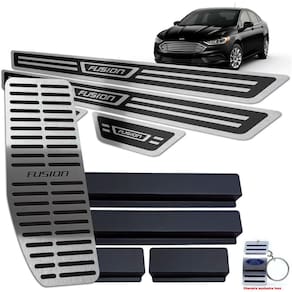 Descanso + Soleira Ford Fusion 2018 2019 Preto Alto Relevo