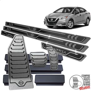 Descanso Pedaleira Automático Soleira Versa 2021 Preto