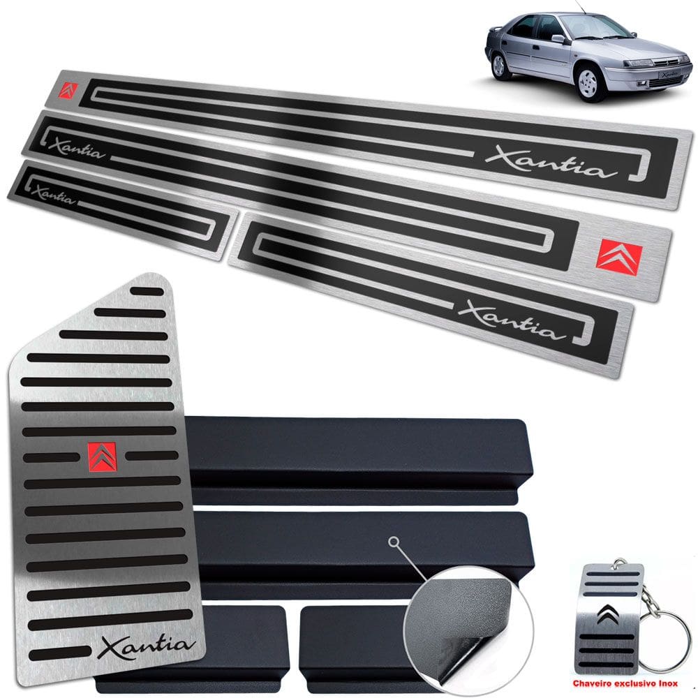 Descanso Soleira Xantia 1994 A 2001 Preto Alto Relevo