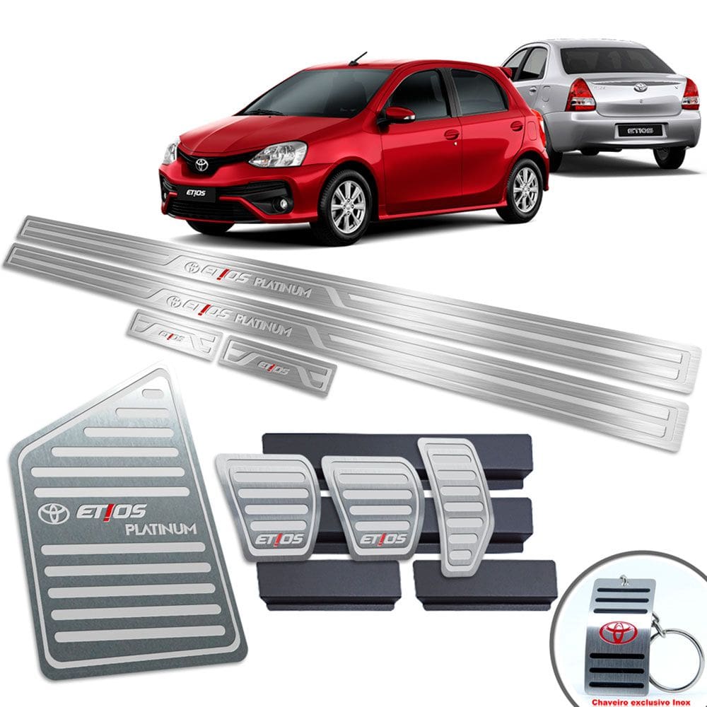 Soleira Pedaleira Manual Descanso Pra Etios Platinum 2014 19