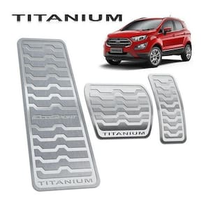 Pedaleira Descanso Ford Ecosport Titanium 2013 A 2020 Prata