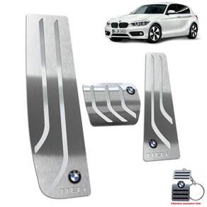 Pedaleira Aut Descanso Bmw 118i (F20/F21) 2012 A 2019 Prata