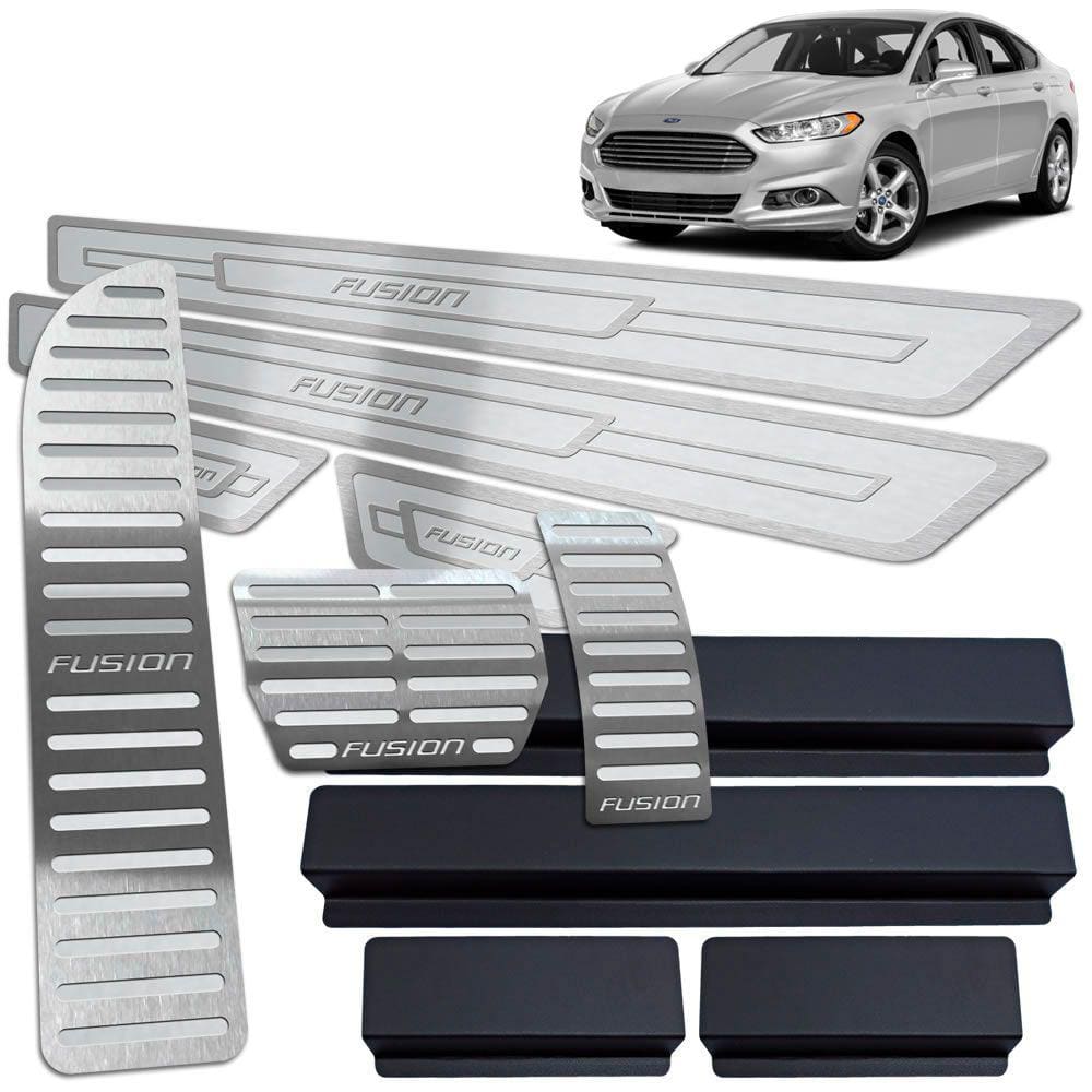 Soleira Pedaleira Descanso Prata Ford Fusion 2013 A 2017