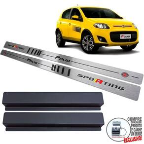 Soleira Fiat Palio Sporting 2012 A 2017 Preto Baixo Relevo